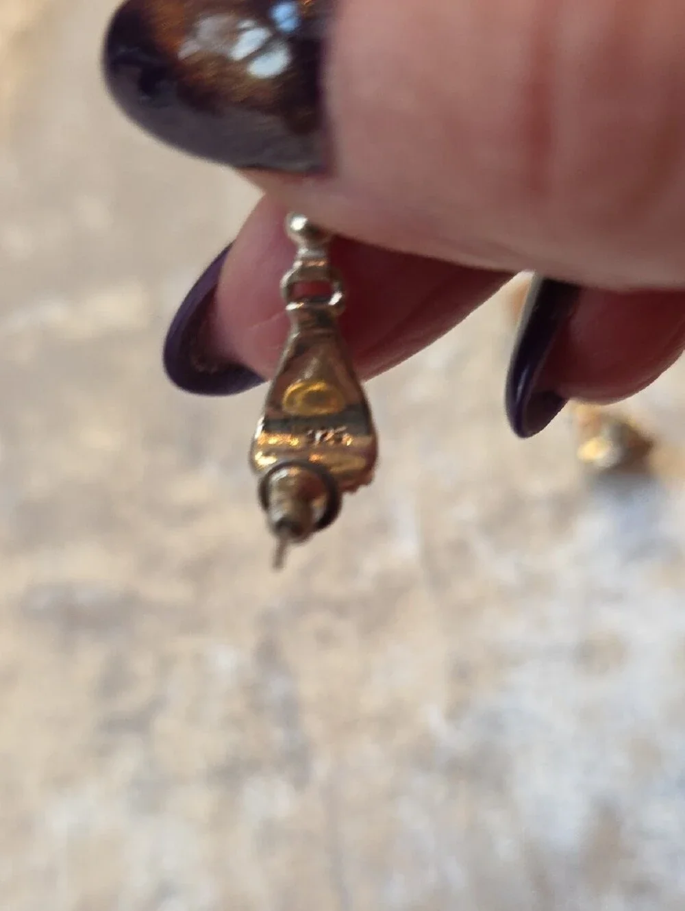 Sterling 925 Fan Drop Earrings - Sculpted Minimalist Design